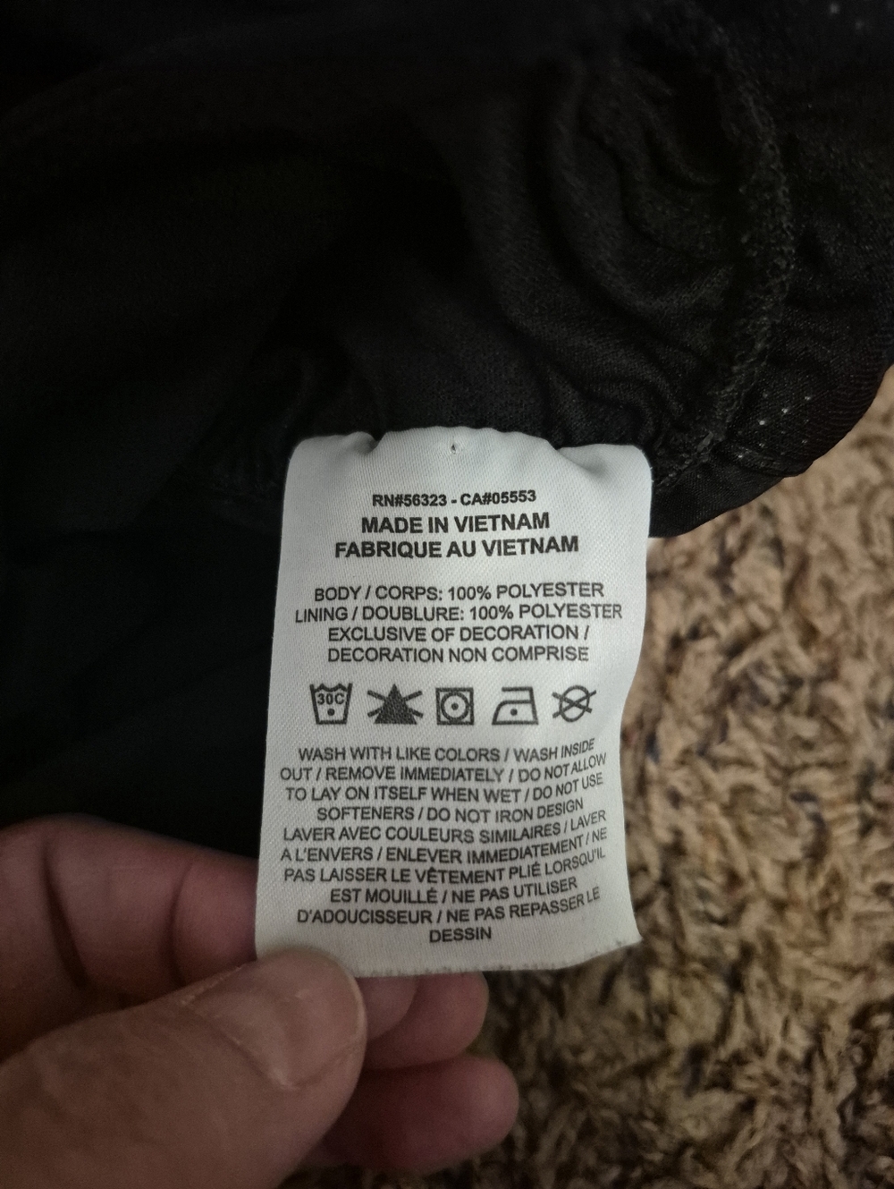 Nike Black Athletic Lined Shorts with White Piping Size L - Picture 7 of 7